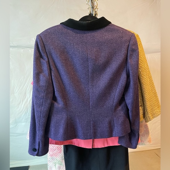 Vintage Kasper Purple Coat - Picture 5 of 7